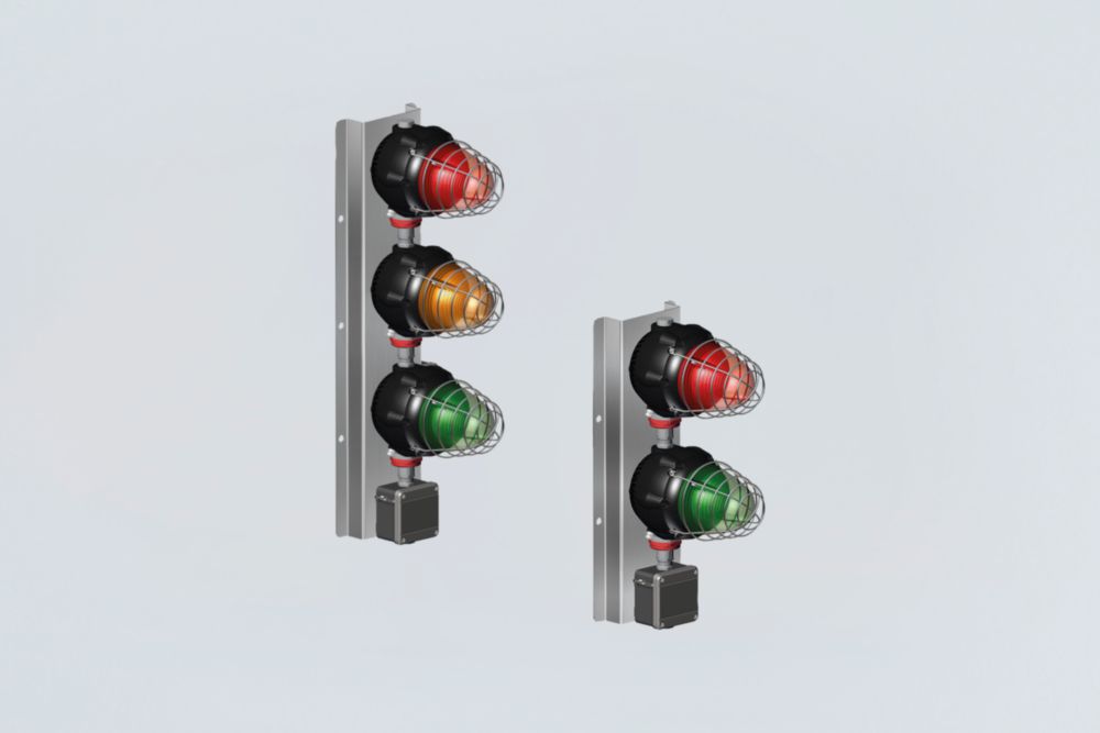 Ex Appareils optiques multisignaux, feux de signalisation, LED / 5 J, GRP, série MS R. STAHL