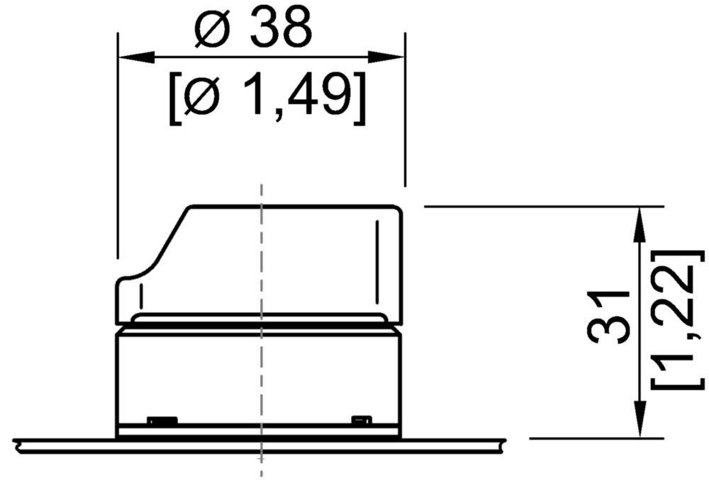 Pulsante / interruttore Ex per montaggio a pannello serie 8003/1.1 per applicazioni ATEX / IECEx e <cNoBreak>NEC<sup>®</sup>/CE Code</cNoBreak> R. STAHL