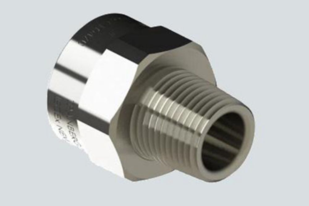 Ex Ex e- und Ex d-Adapter mit NPT-Außengewinde Messing Reihe TEF66x R. STAHL