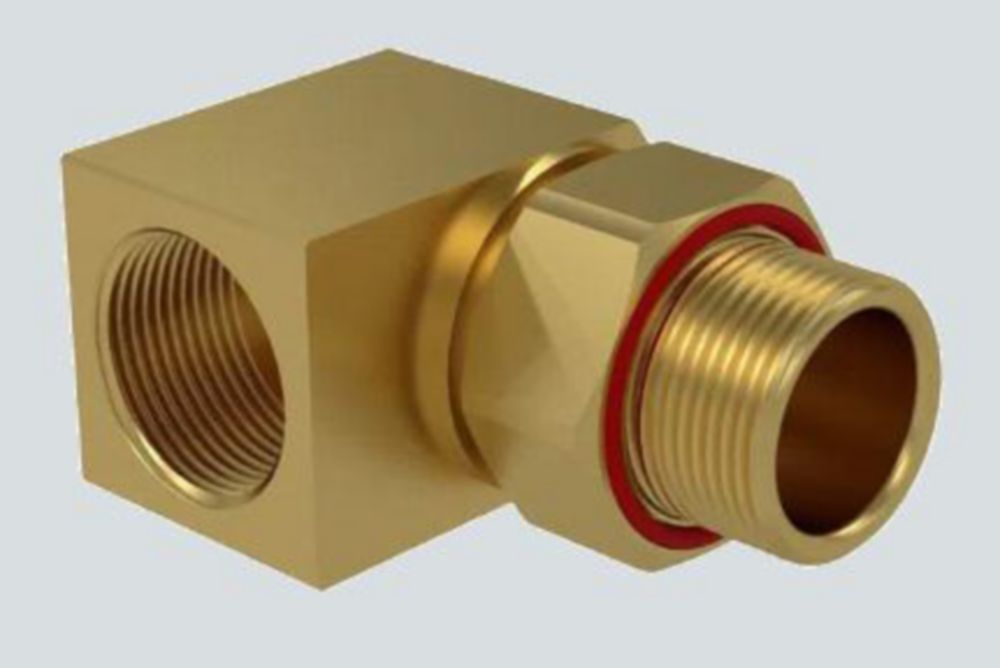 Ex Ex e Male Metric Threads Angle Adaptor Adjustable Brass Series TEF664 R. STAHL