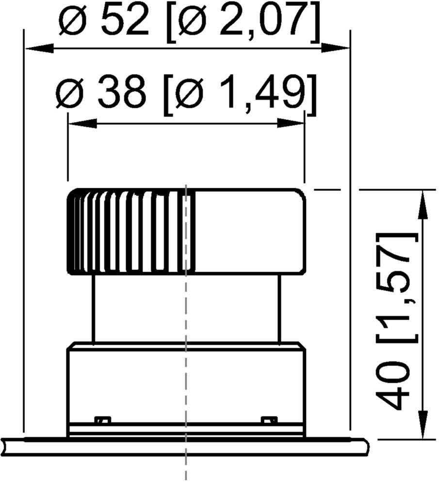 Pulsante / interruttore Ex per montaggio a pannello serie 8003/1.1 per applicazioni ATEX / IECEx e <cNoBreak>NEC<sup>®</sup>/CE Code</cNoBreak> R. STAHL