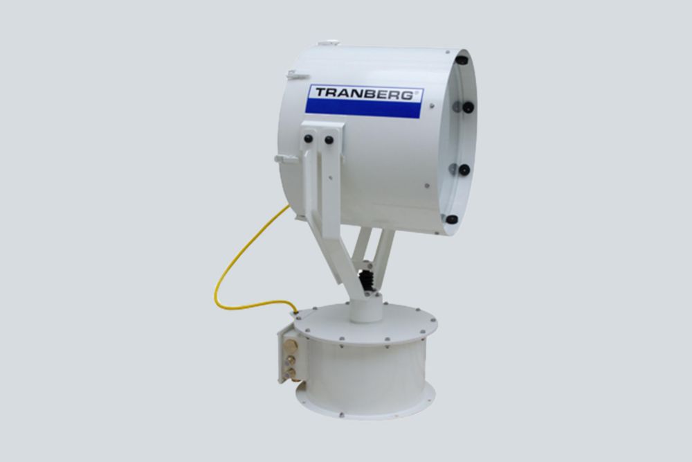TRANBERG<sup>®</sup> Halogen-Suchscheinwerfer 250 W, 1000 W Reihe TEF2650 R. STAHL
