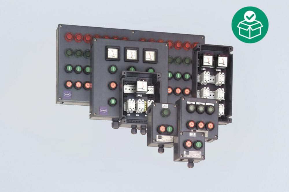 Control system 8146/5041, Silicone-free: No, Polyester resin, Glass fibre reinforced Width: 170 mm, Height: 112.500 mm, Depth: 91 mm, Zone 1/2/21/22
