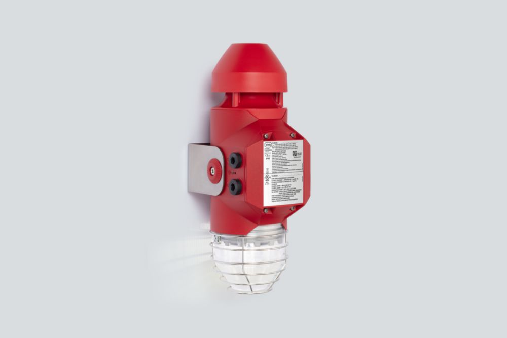 Ex Akustisch-optisches Signalgerät bis 120 dB(A) / LED / 5 J, ALU, Reihe YL60/3 R. STAHL