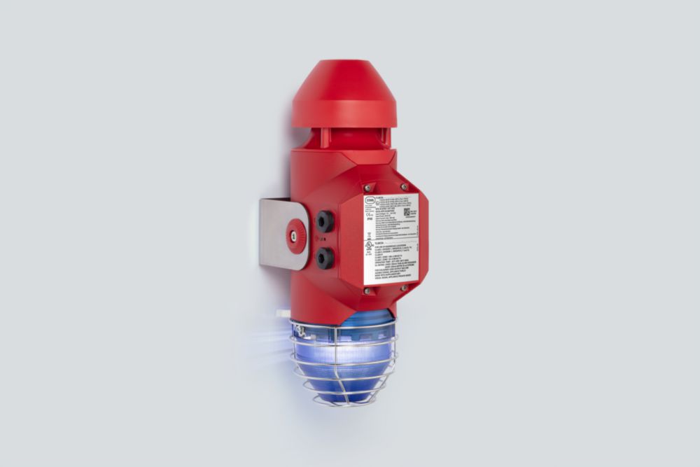 Ex Akustisch-optisches Signalgerät bis 120 dB(A) / LED / 5 J, ALU, Reihe YL60/3 R. STAHL