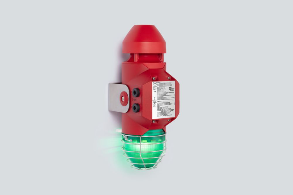 Ex Akustisch-optisches Signalgerät bis 120 dB(A) / LED / 5 J, ALU, Reihe YL60/3 R. STAHL