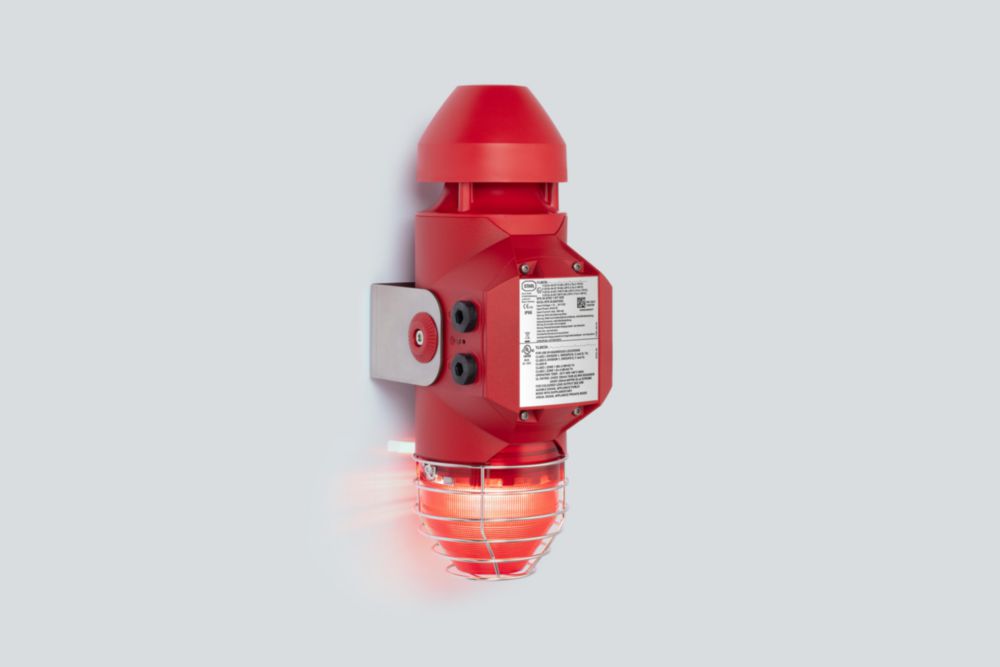 Ex Dispositivo di segnalazione ottico-acustico fino a 120 dB(A) / LED / 5 J, ALU, serie YL60/3 - YODALEX 3 R. STAHL