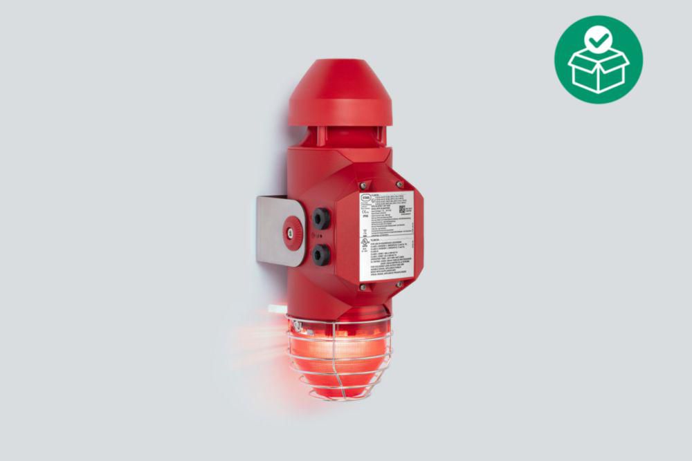 Ex Audible and visual signalling device up to 120 dB(A) / LED / 5 J, ALU, Series YL60/3 - YODALEX 3 R. STAHL
