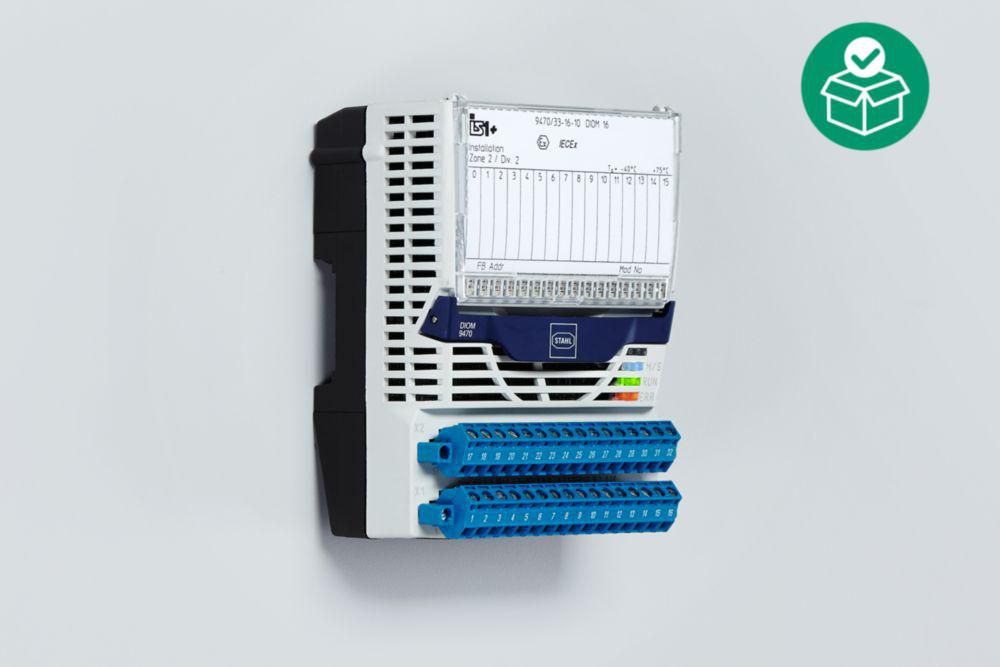 Ex Digital input/output module for Zone 2 Series 9470/33 R. STAHL