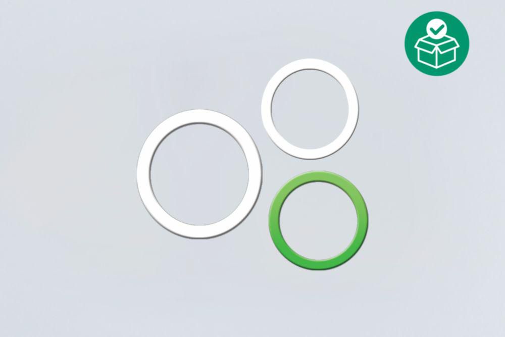 Seal For cable entry, Sealing ring, Polyamide, White, M20, Inner diameter: 20.100 mm, Outer diameter: 28mm, Gauge: 2mm, Lot size: 1