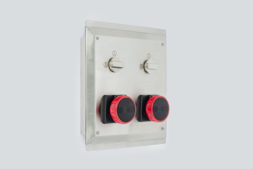 Wall-mounted socket distributors for clean rooms series 8150/5-V88 R. STAHL