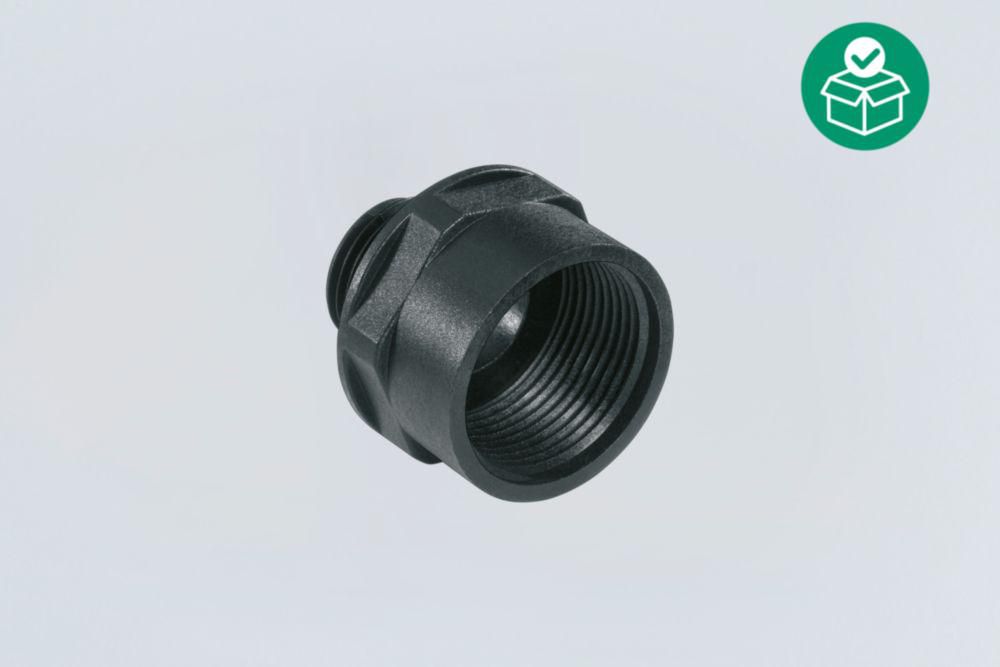 M16-M20, Extension, Metric/metric, External thread: M16, Internal thread: M20, Polyamide, Zone 1/2/21/22
