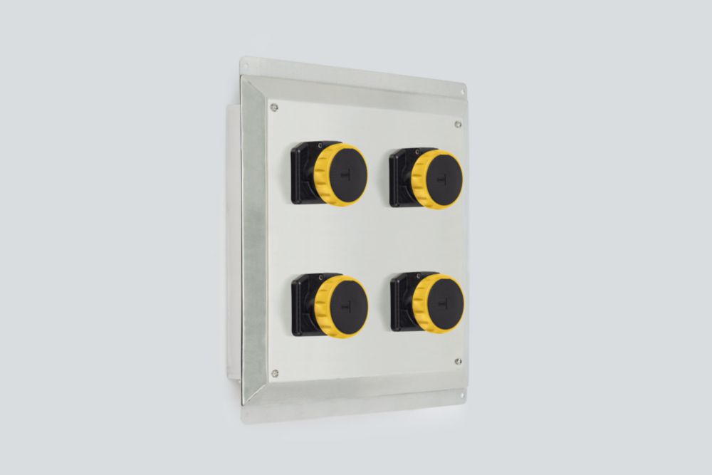 Wall-mounted socket distributors for clean rooms series 8150/5-V88 | Art. No. 256779 R. STAHL