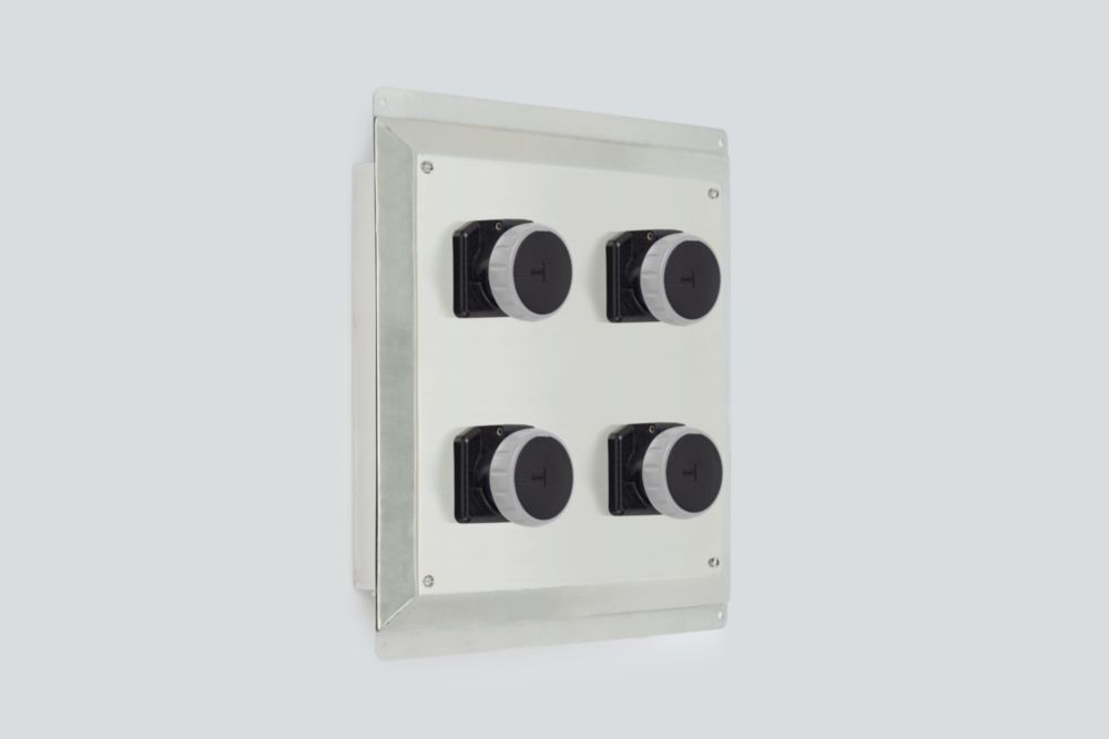 Wall-mounted socket distributors for clean rooms series 8150/5-V88 | Art. No. 259647 R. STAHL