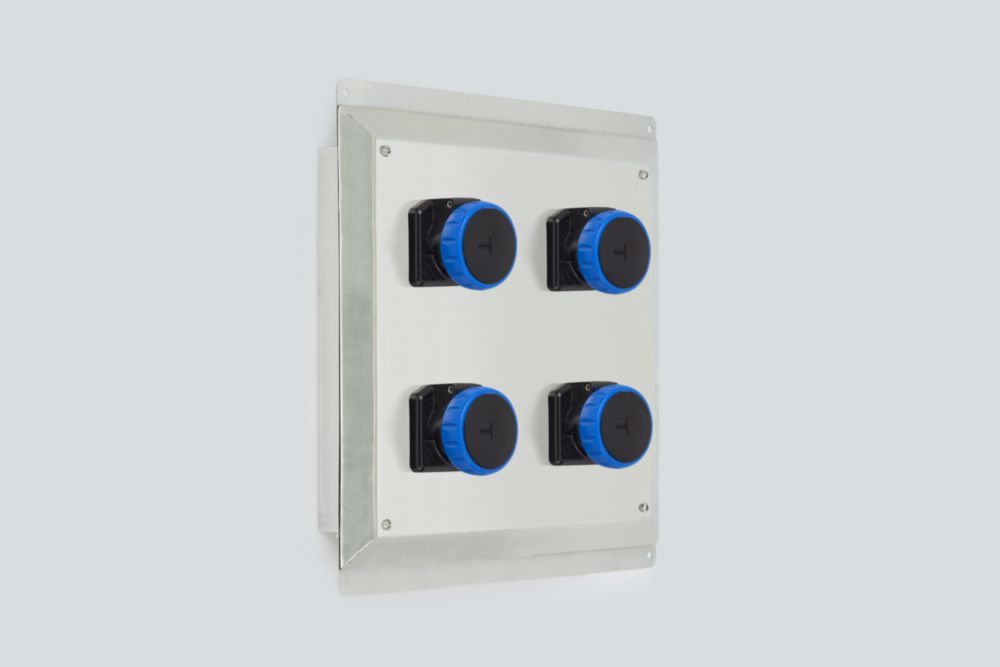 Wall-mounted socket distributors for clean rooms series 8150/5-V88 | Art. No. 256782 R. STAHL