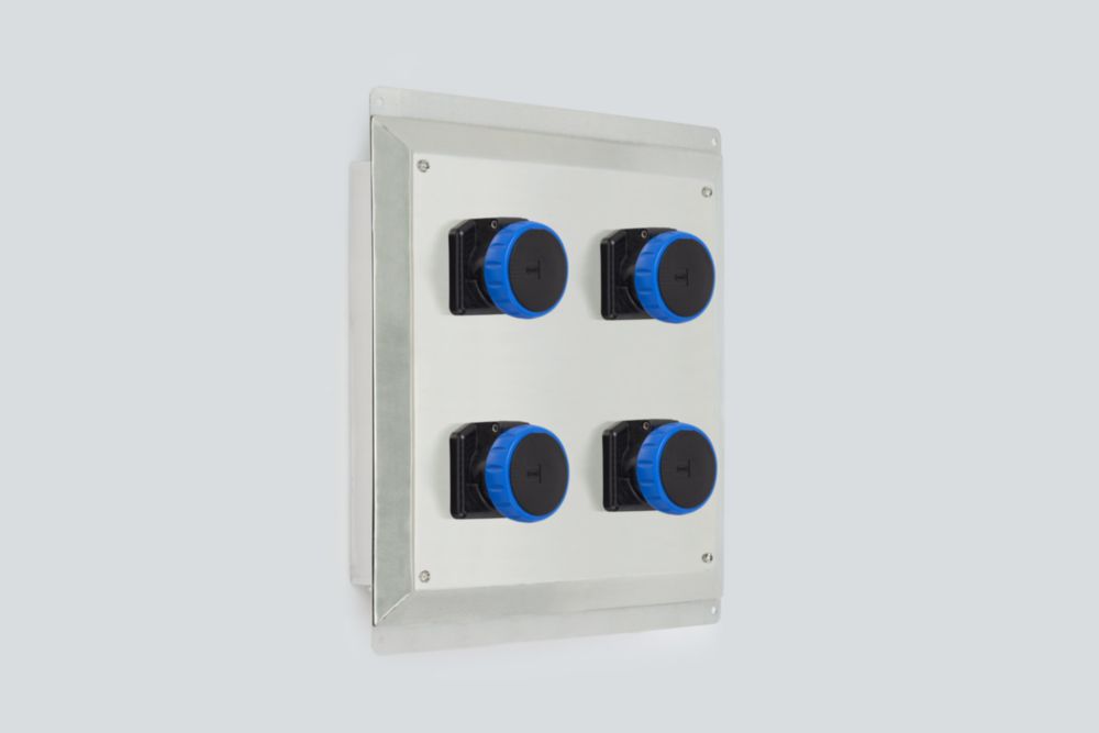 Wall-mounted socket distributors for clean rooms series 8150/5-V88 | Art. No. 256782 R. STAHL