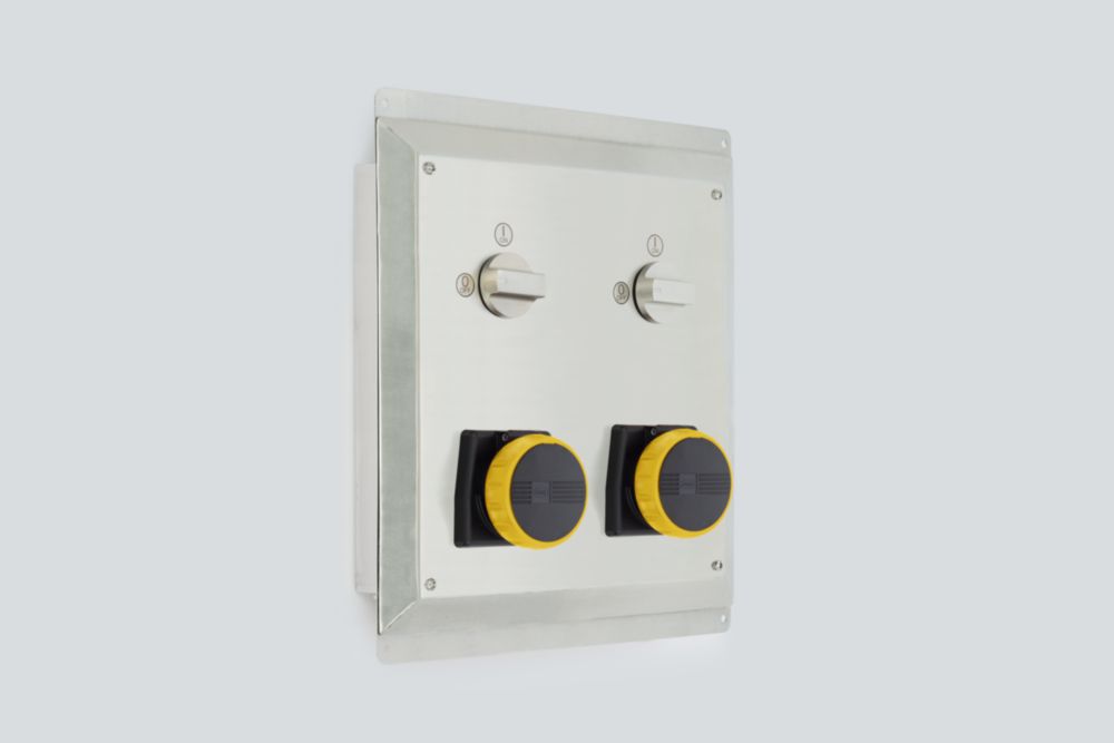 Wall-mounted socket distributors for clean rooms series 8150/5-V88 | Art. No. 254865 R. STAHL