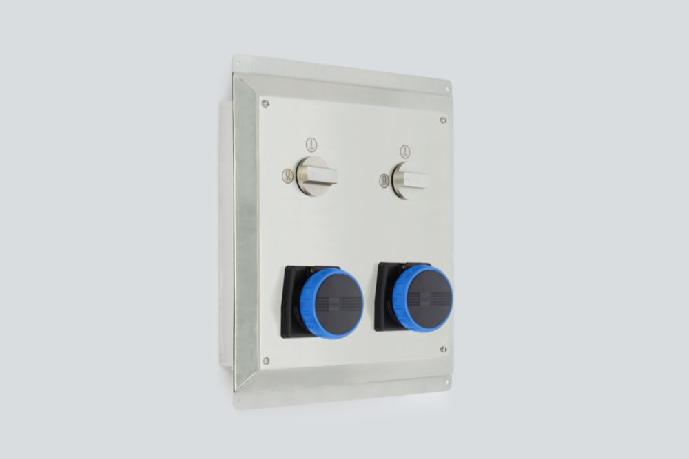 Wall-mounted socket distributors for clean rooms series 8150/5-V88 R. STAHL