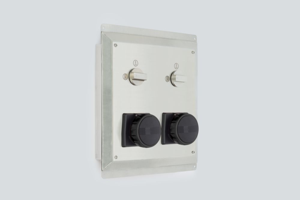 Wall-mounted socket distributors for clean rooms series 8150/5-V88 | Art. No. 256751 R. STAHL