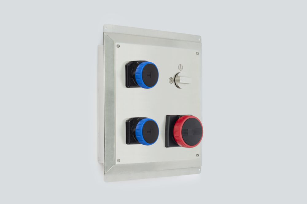 Wall-mounted socket distributors for clean rooms series 8150/5-V88 R. STAHL