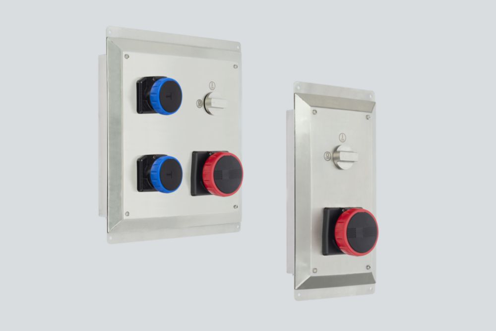 Wall-mounted socket distributors for clean rooms series 8150/5-V88 R. STAHL