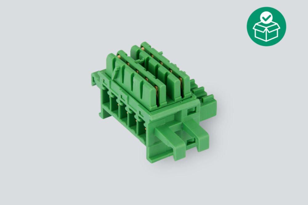 pac-Bus individual element, slim design just 12.5 mm wide, Connections: Using the 9194/50-01 pac-Bus terminal set or the 9193/21-11-11 supply module. Zone 2