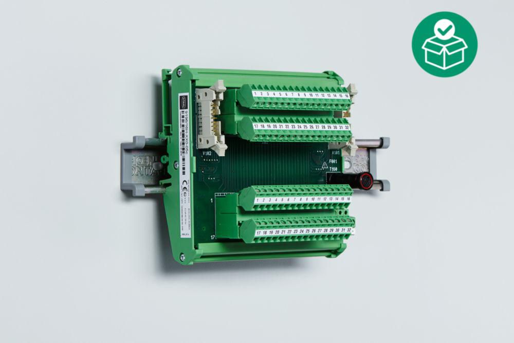 9196/16H-XX0-05c, HART termination board, Terminal: One terminal for field side, one terminal for control system side, detachable, Connection automation system: Via integrated screw terminal, Zone 2
