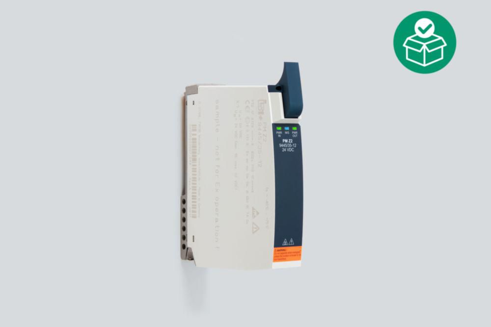 Remote I/O IS1+,24 V DC, Auxiliary power voltage range:19 ... 32 V DC, System plug connection:Via socket 9496/35, Zone 2