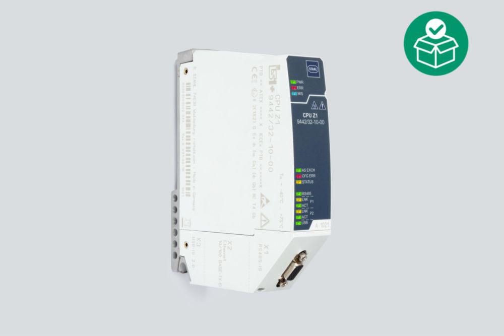 CPU module, RJ45 protocols: MODBUS TCP/EtherNet/IP<sup>TM</sup>/PROFINET, RS-485 interface protocol, Zone