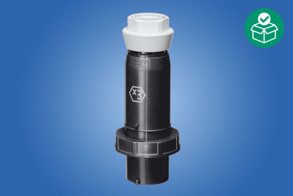 8579/12-407, Stecker 63 A, 480 ... 500 V AC schwarz, 3 P + PE, 7 h, 24 - 36 mm, Polyamid, Zone 1, 2, 21, 22
