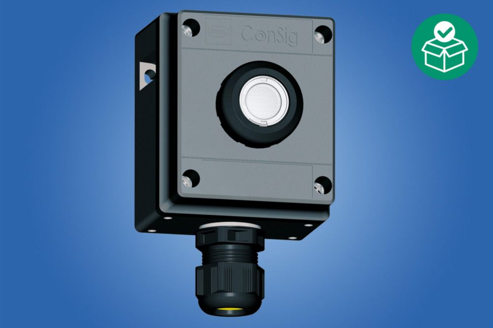 8040/1180X-35C06SA45, LED illuminated pushbutton, Installation position middle: LED illuminated pushbutton, All colours, Contact element NO / LED / NC,   Zone 1, 2, 21, 22