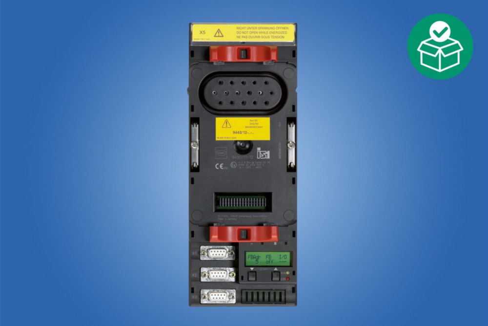 Socket f. CPU and power module 9440/22, Zone 1, connection by means of Ex e terminals,<br>24 V DC, 120/230 V AC, Width: 96.500 mm,Length: 253 mm,LCD display,