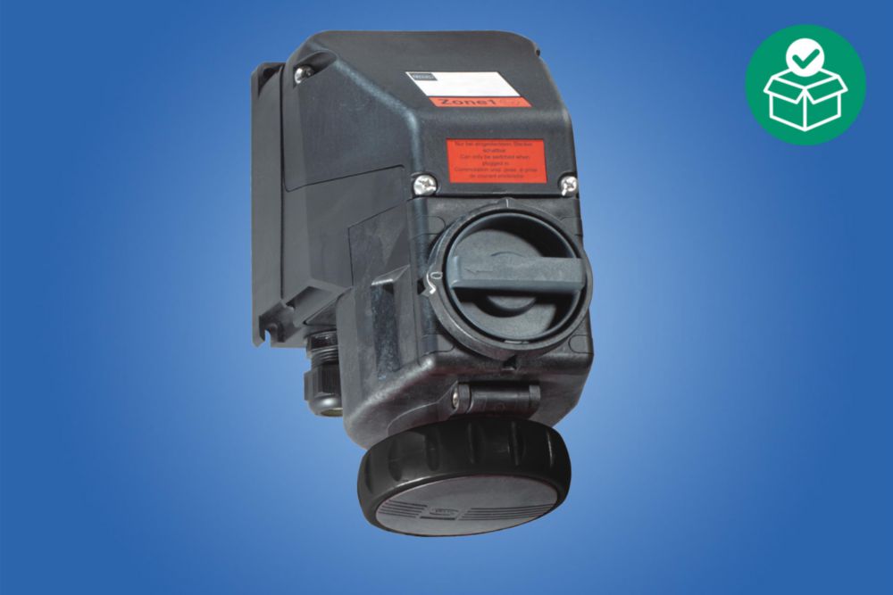 8570/11-507-S-01-0-00-XXX, 16 A wall-mounting socket, Polyamide, 277/480 ... <span class=