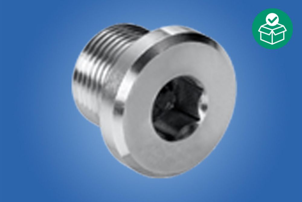 Stopping plug, M20, Hexagon socket, Packaging unit: 1, Nickel-plated brass, Zone 1/2/20/21/22