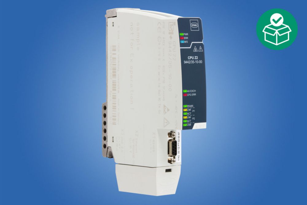 CPU module, RJ45 protocols: MODBUS TCP/EtherNet/IP<sup>TM</sup>/PROFINET, RS-485 interface protocol, Zone