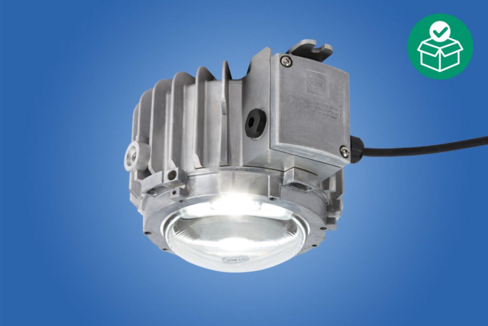 Universalstrahler LED, 5000K - Neutralweiß, 8800lm; breitstrahlend, 80 W; 220 ... 240 V, Schutzkorb: Nein, Zone 1/2/21/22