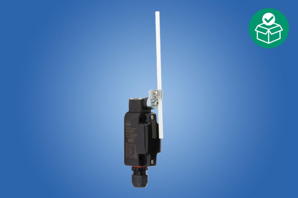 Position switch, Rod lever, 1 NC + 1 NO, Snap-action contact, Positive opening operation: No, Cable entry 8161 1xM20x1.5, Polyamide, Zone 1/2/21/22