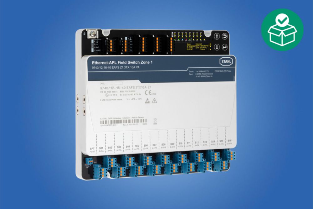 Ex Ethernet-APL Field Switch Zone 1 Reihe 9740/12 | Art. Nr. 304746 R. STAHL