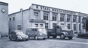 Ex Firmengeschichte Maschinenfabrik Neubeginn R. STAHL Ex Schutz Firmengeschichte Maschinenfabrik Neubeginn R. STAHL