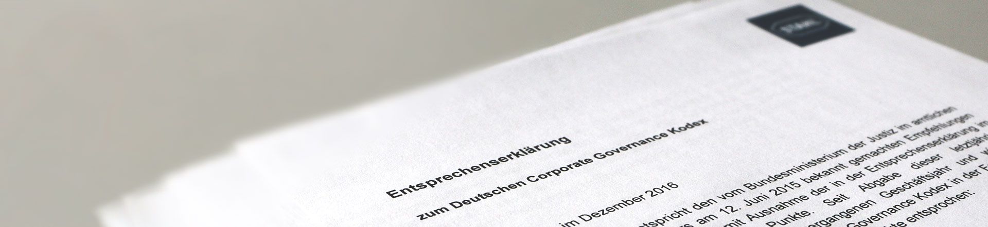 Ex Corporate Governance Entsprechenserklärung R. STAHL