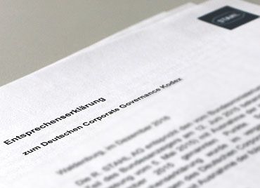 Ex Corporate Governance Entsprechenserklärung R. STAHL Ex Corporate Governance Entsprechenserklärung R. STAHL