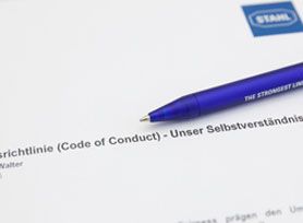 Ex Code of conduct Verhaltensrichtlinie Satzung R. STAHL