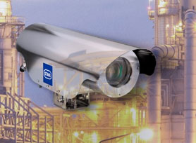 Ex automation cameras CCTV systems R. STAHL CCTV camera in front of an industrial background