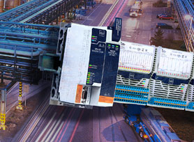 Ex Remote I/O Interface technology R. STAHL Remote I/O in front of an industrial background