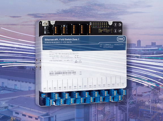 Blog Explosion Protection R. STAHL Ethernet-APL Field Switches Action Blog Explosion Protection R. STAHL Ethernet-APL Field Switches Action